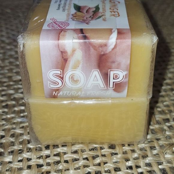 NWOT UNOPENED  Handmade Ginger Plant Essential Soap - Picture 3 of 7